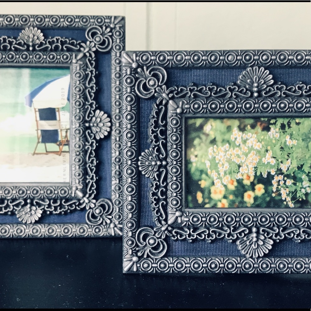 Vintage 2 Weston GalleryFrames w/decorative metal